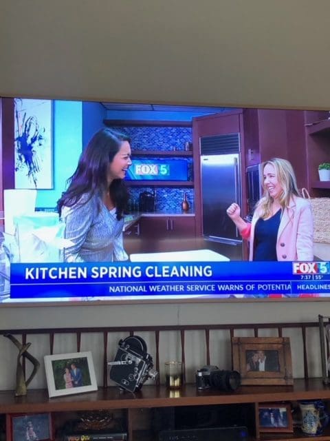 FOX 5 studio kitchen spring cleaning on fox news