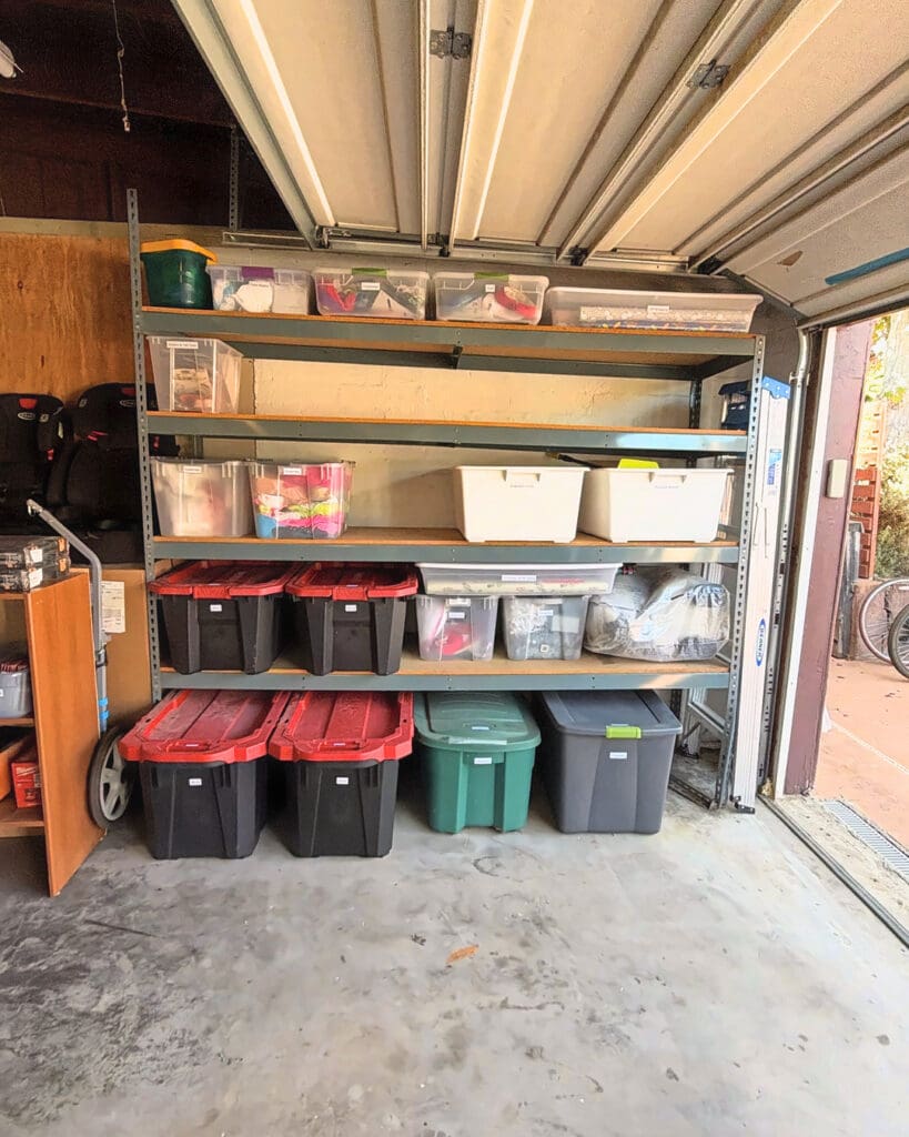 Garage after Simply Luxe organizing, North County San Diego