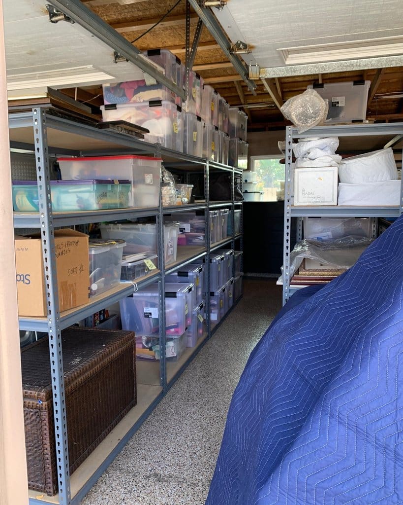Same garage storage after Simply Luxe organizing, North Tustin