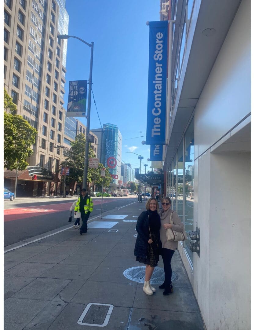 Live in the Bay two women walking around san francisco
