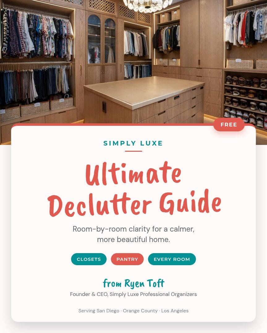 Simply Luxe Ultimate Declutter Guide cover